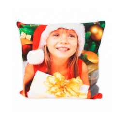 Almofada 45x45 cm 1 face personalizada tecido polar