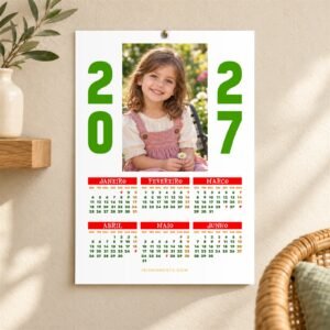 calendario 15 parede